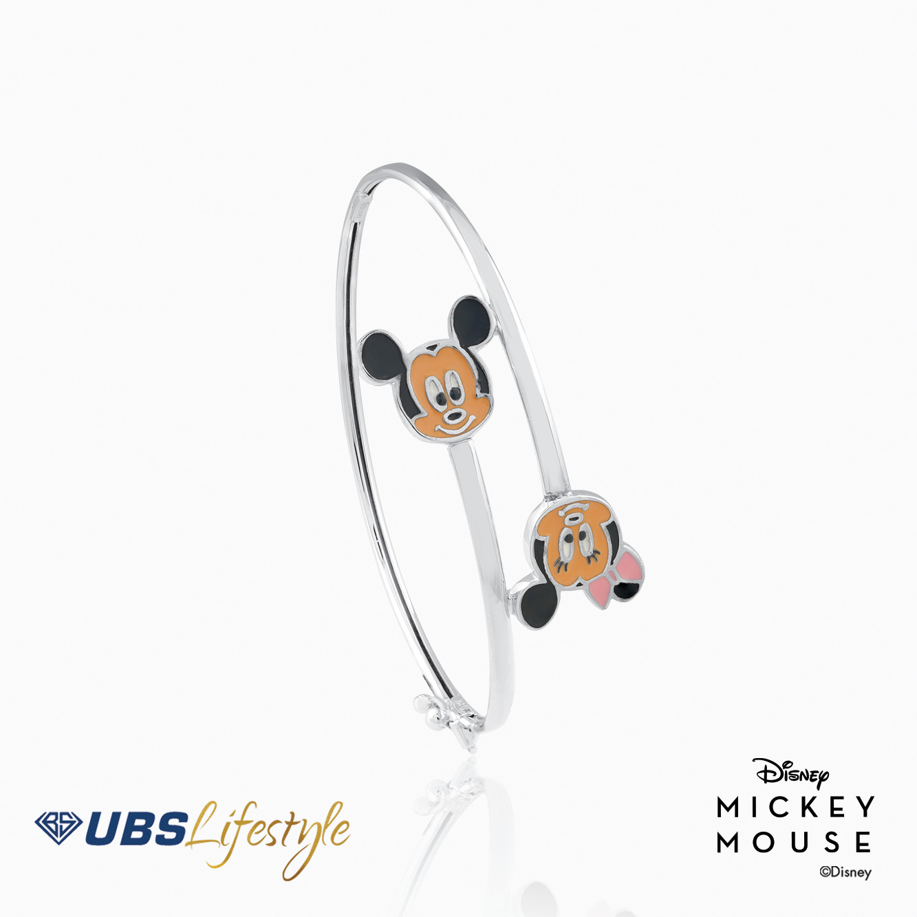 UBS Gelang Emas Bayi Disney Mickey & Minnie Mouse - Vgy0099 - 17K