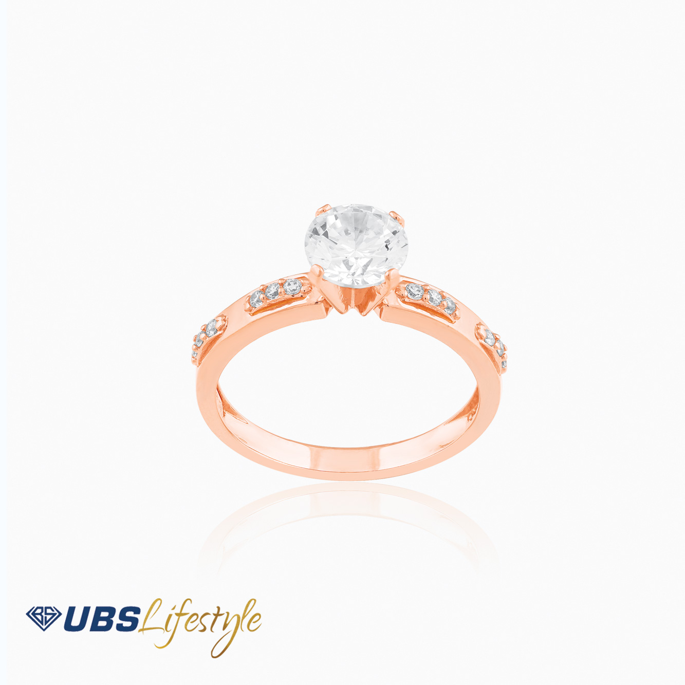 UBS Cincin Emas Solitaire - Cc15944 - 17K