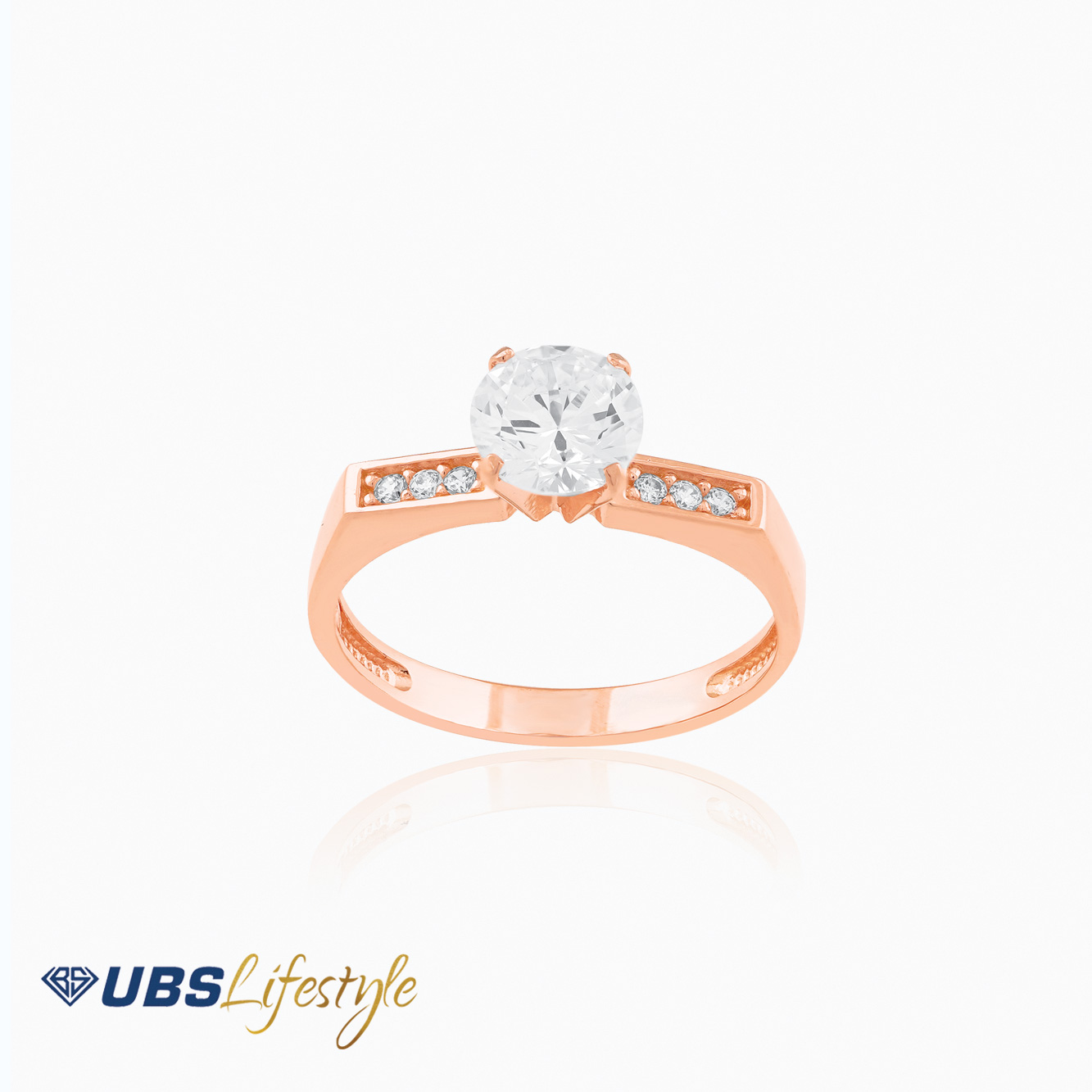 UBS Cincin Emas Solitaire - Cc15960 - 17K