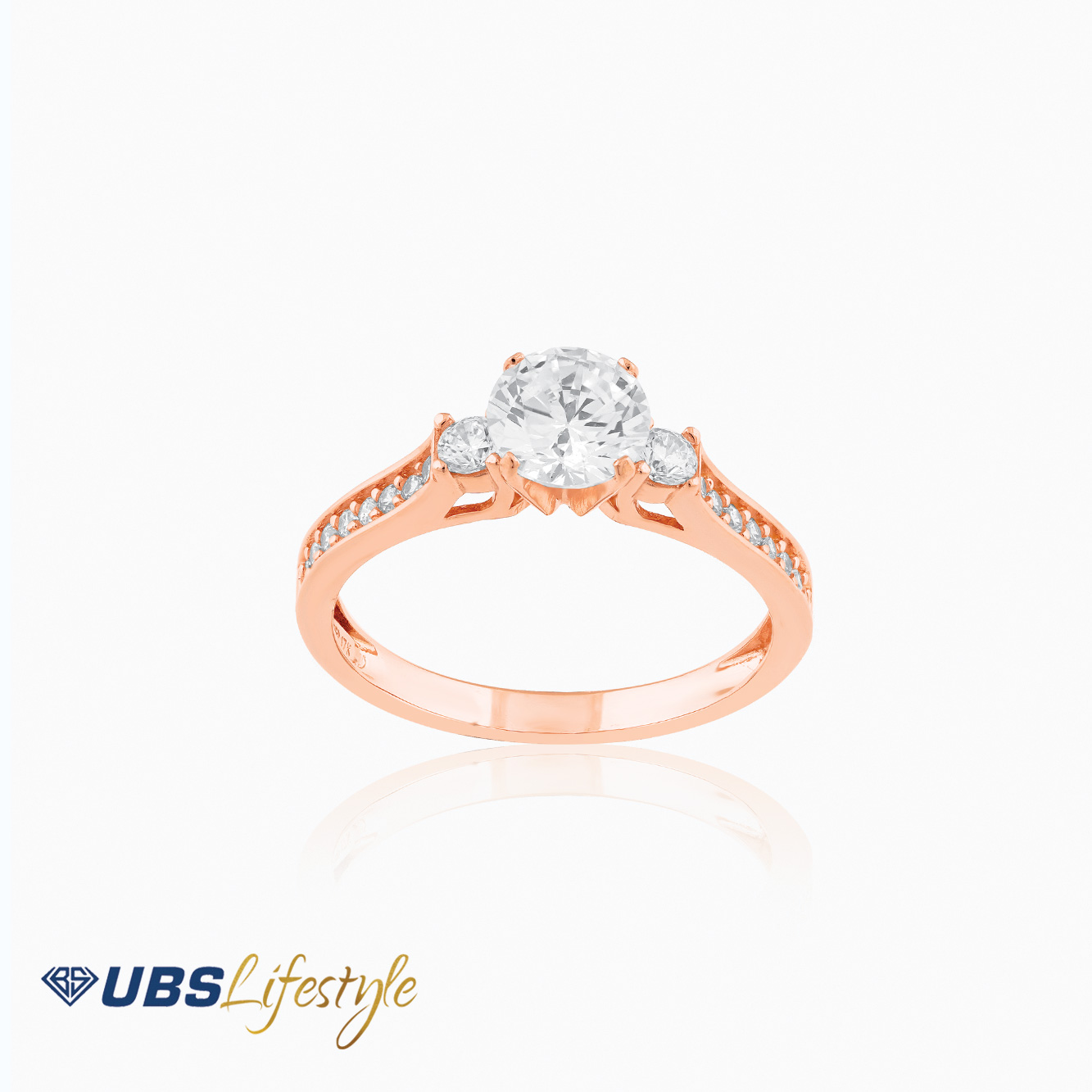 UBS Cincin Emas Solitaire - Cc15971 - 17K