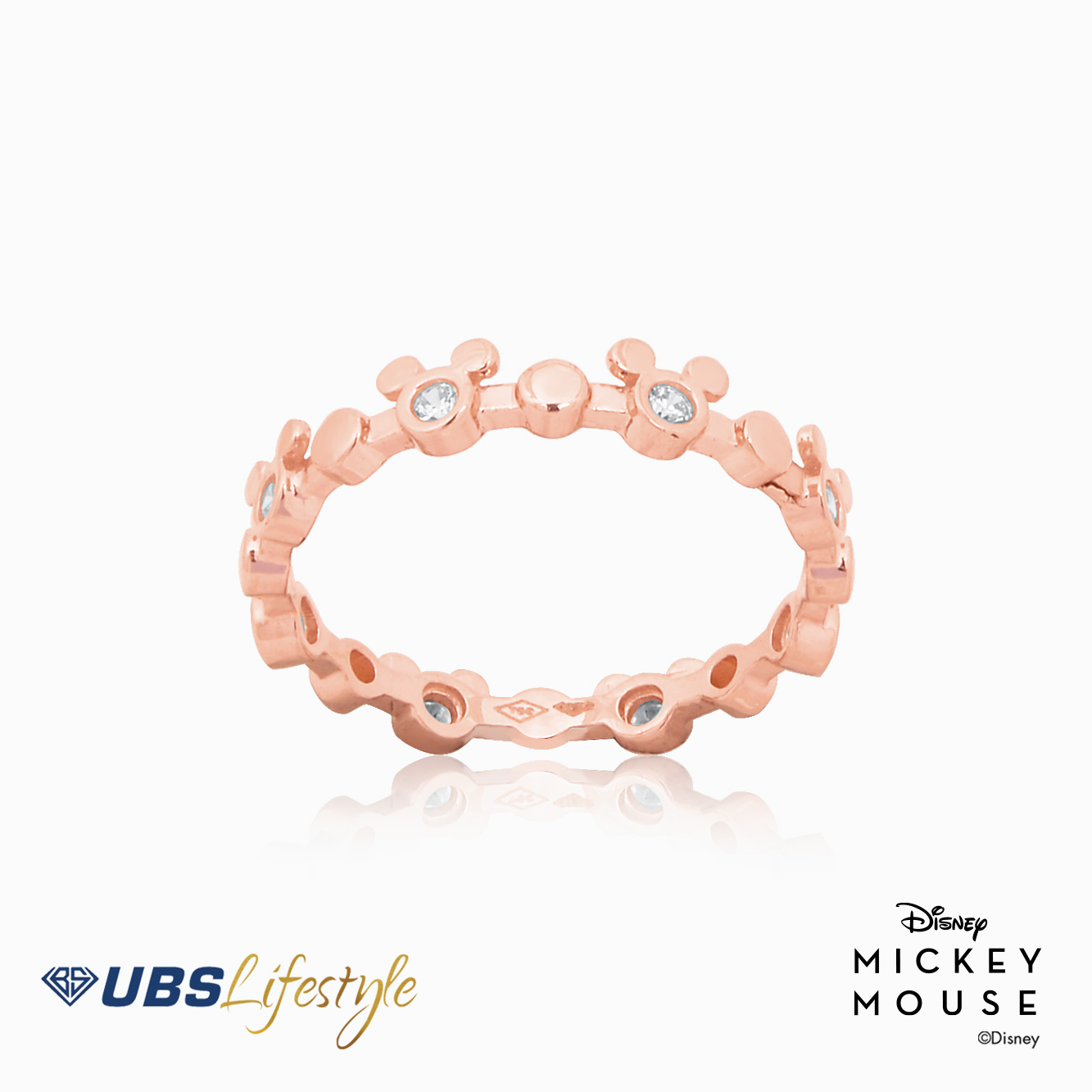 UBS Cincin Emas Disney Mickey  Mouse - Ccy0110 - 17K