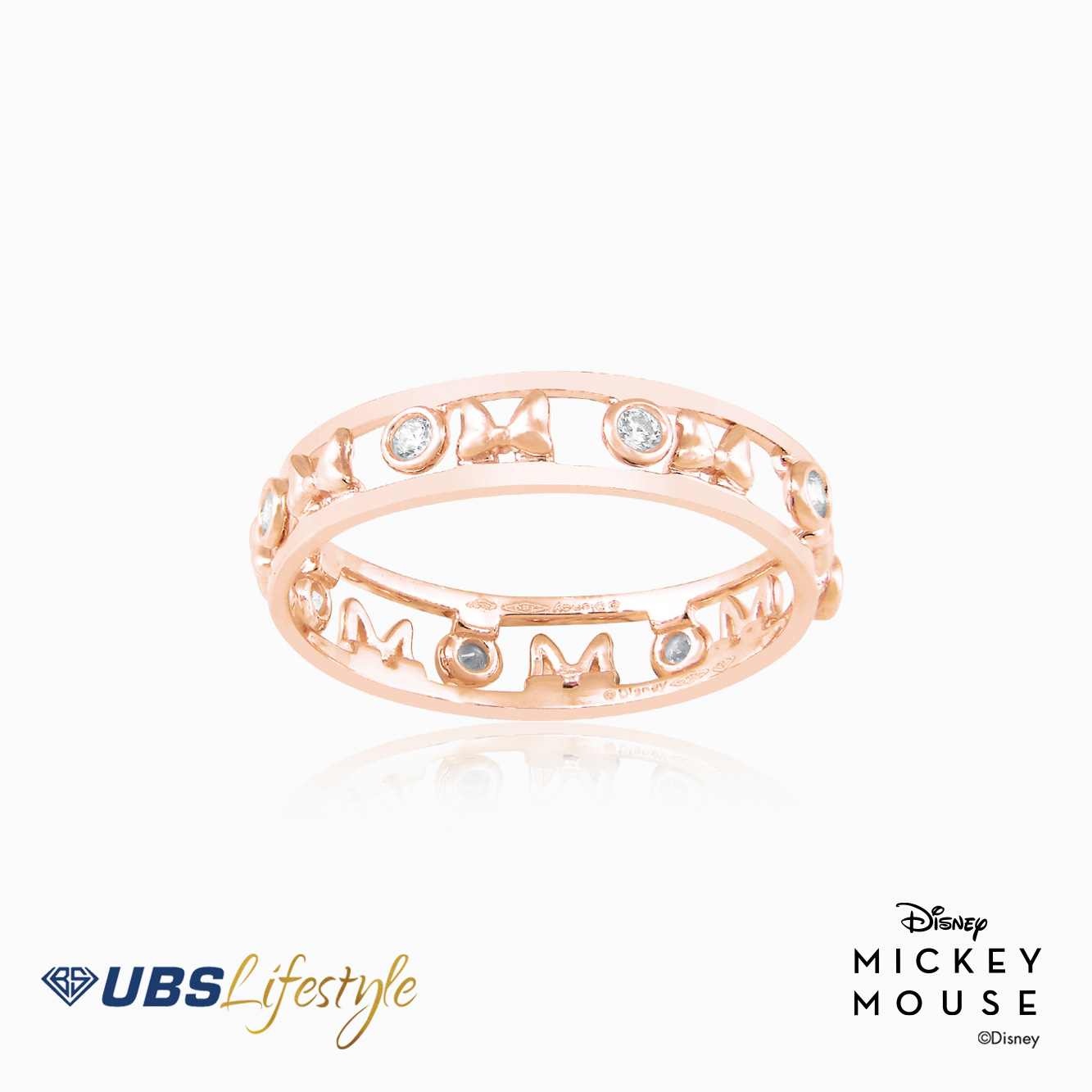 UBS Cincin Emas Disney Minnie Mouse - Ccy0112 - 17K