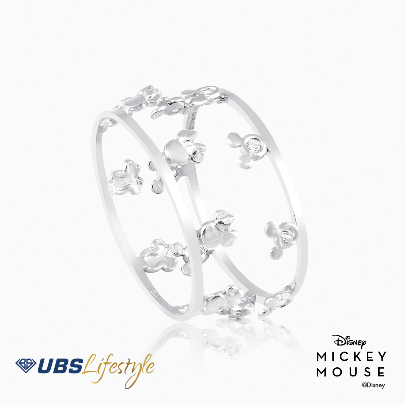 UBS Cincin Emas Disney Mickey Mouse - Ccy0114 - 17K