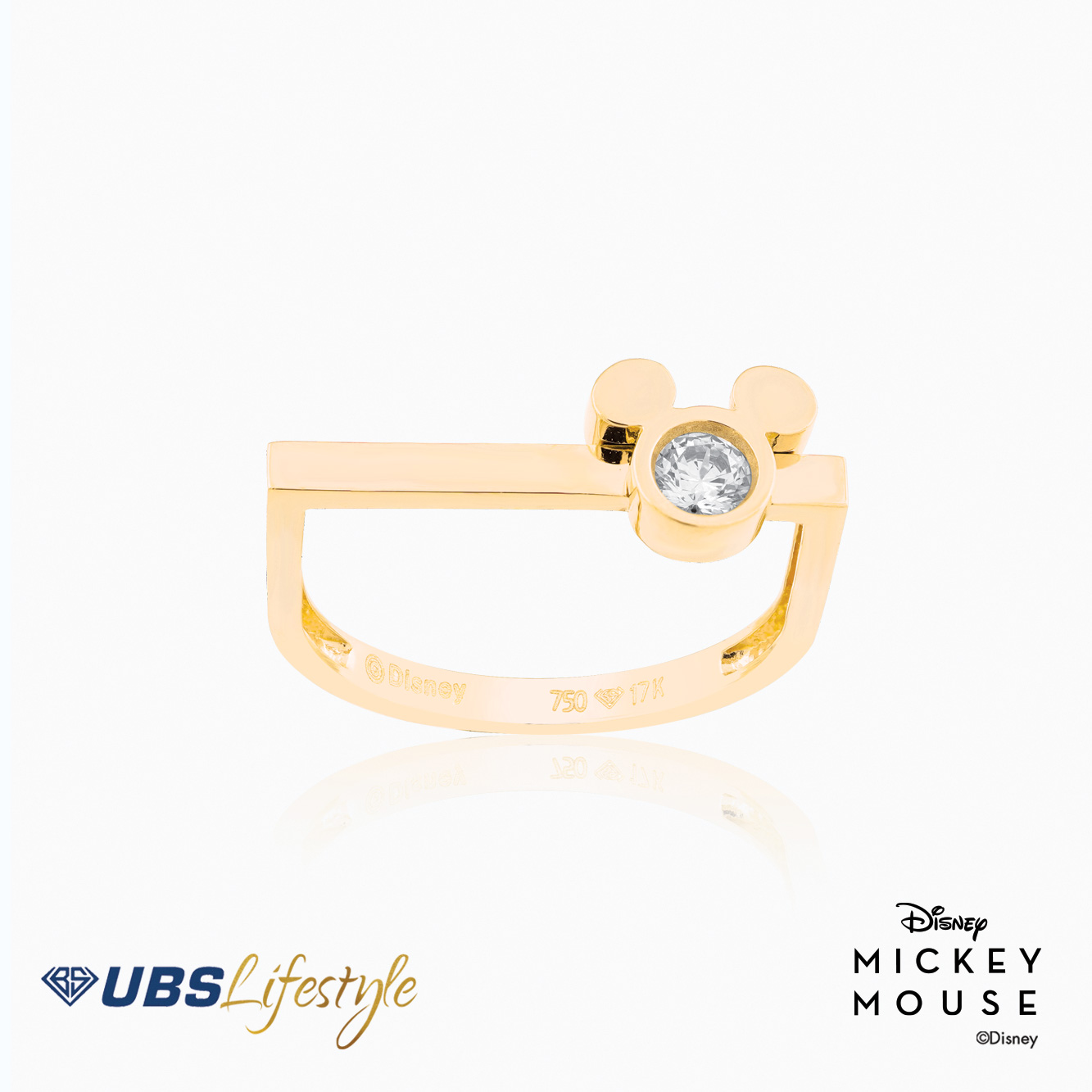 UBS Cincin Emas Disney Mickey Mouse - Ccy0140Y - 17K