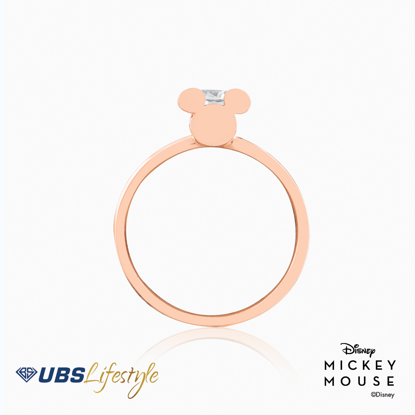 UBS Cincin Emas Disney Mickey Mouse - Ccy0142R - 17K