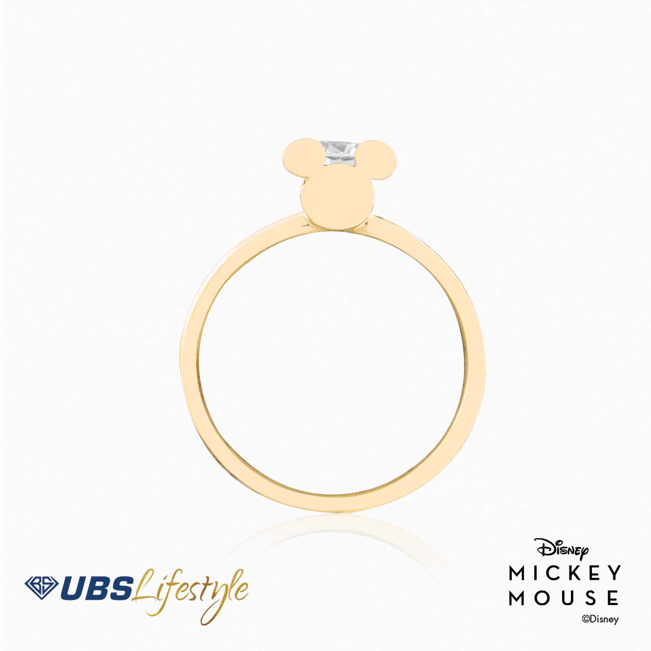 UBS Cincin Emas Disney Mickey Mouse - Ccy0142Y - 17K