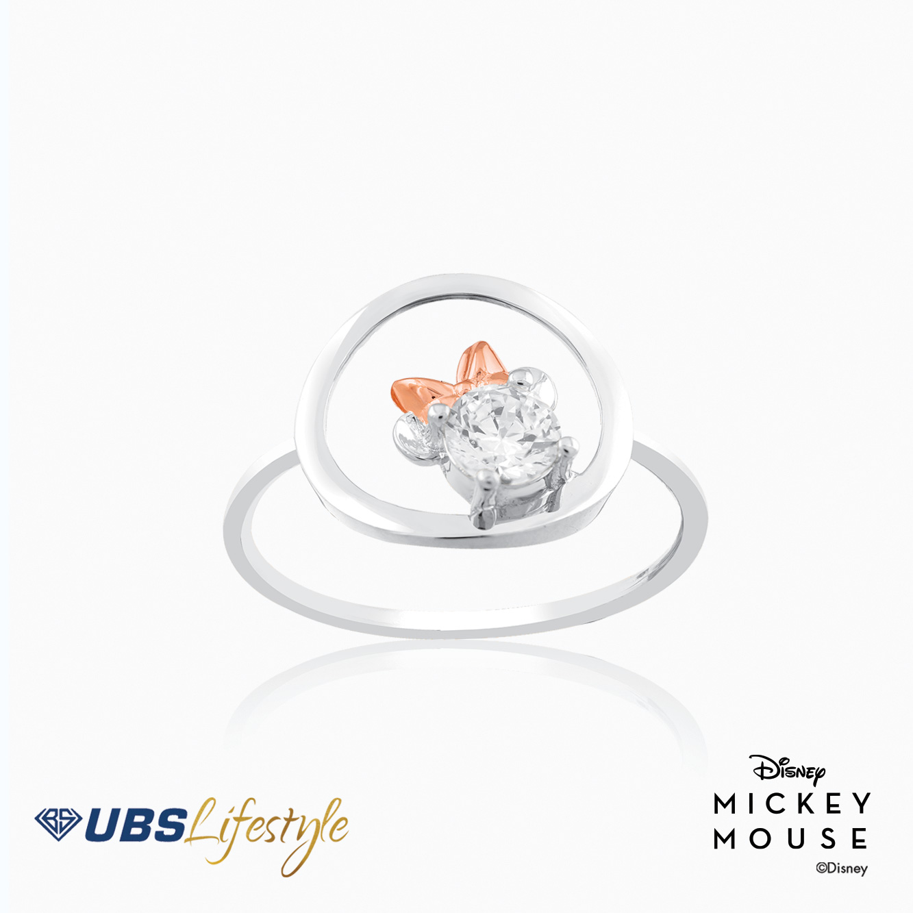 UBS Cincin Emas Disney Minnie Mouse - Ccy0144W - 17K