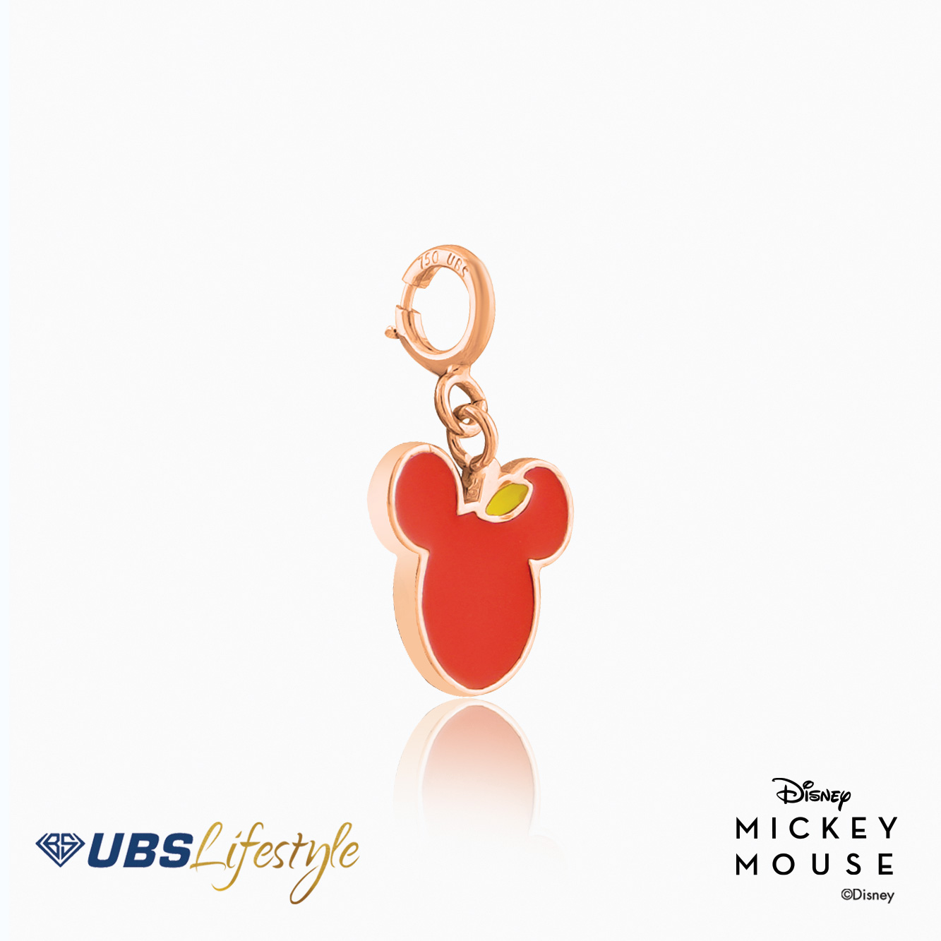 UBS Liontin Emas Disney Mickey Mouse - Cmy0081 - 17K