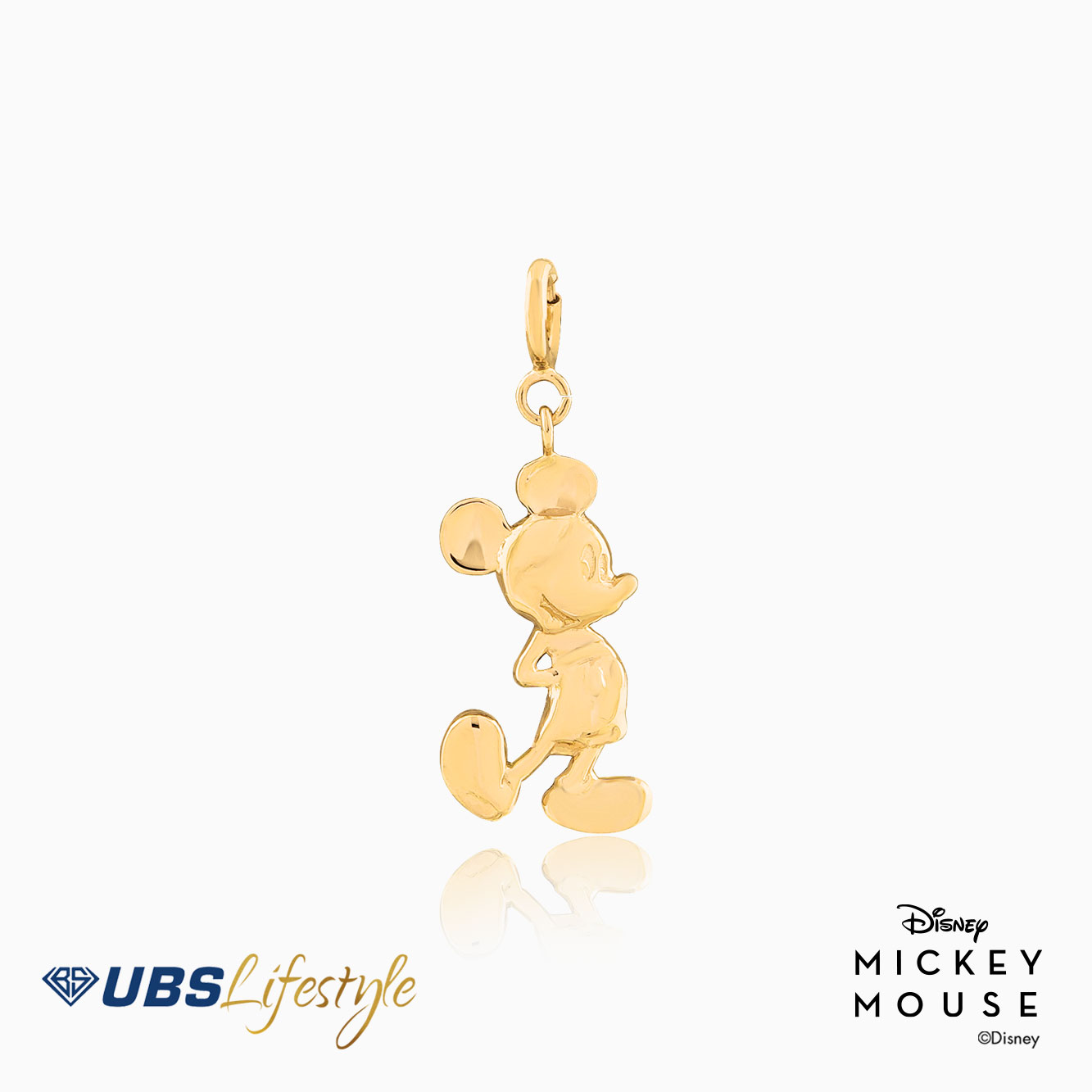 UBS Liontin Emas Disney Mickey Mouse - Cmy0099 - 17K