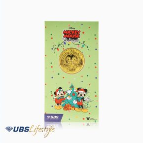 UBS Angpao Emas Disney Mickey & Minnie Edisi Christmas 0.2 Gr