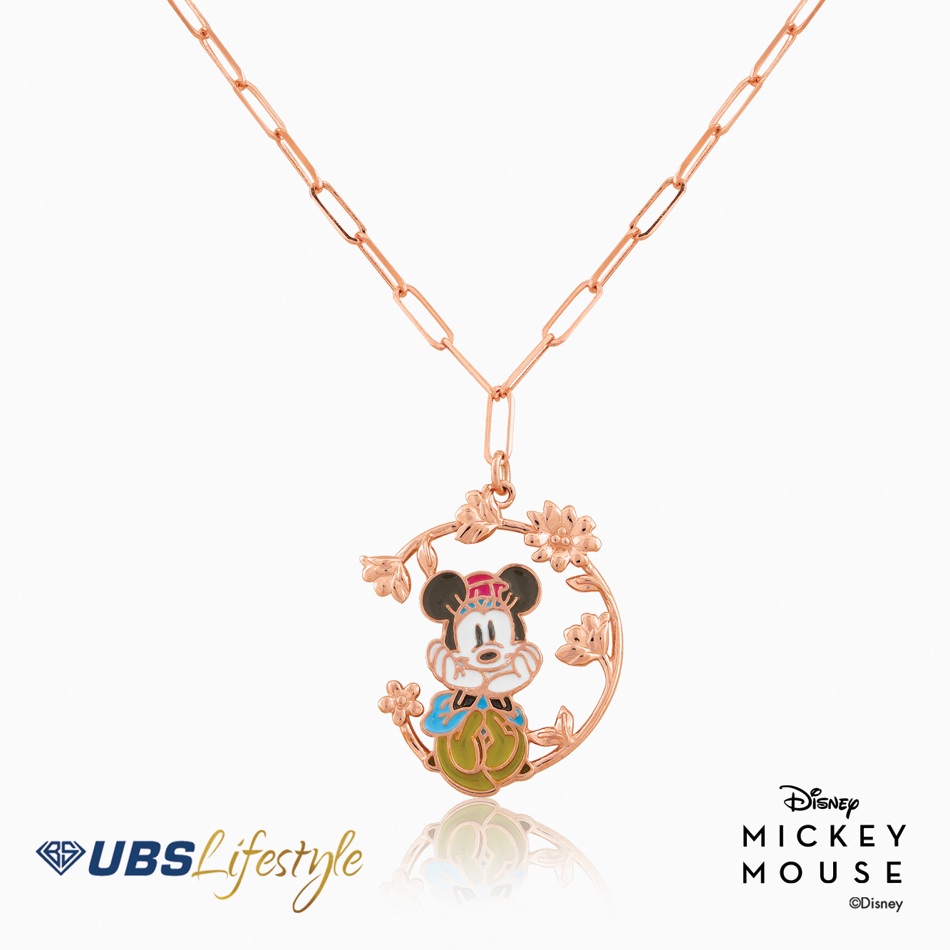 UBS Kalung Emas Disney Minnie Mouse - Kky0281 - 17K