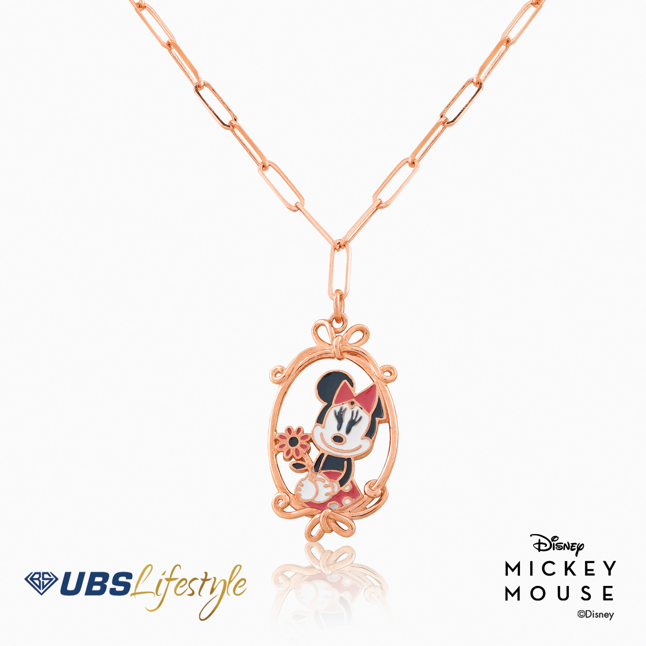 UBS Kalung Emas Disney Minnie Mouse - Kky0282 - 17K
