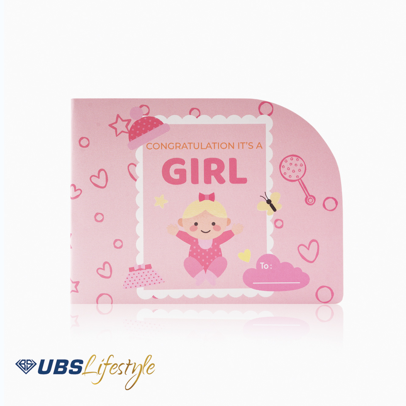 Kartu Ucapan UBS Lifestyle Edisi Newborn Baby Girl - Yakkk0484