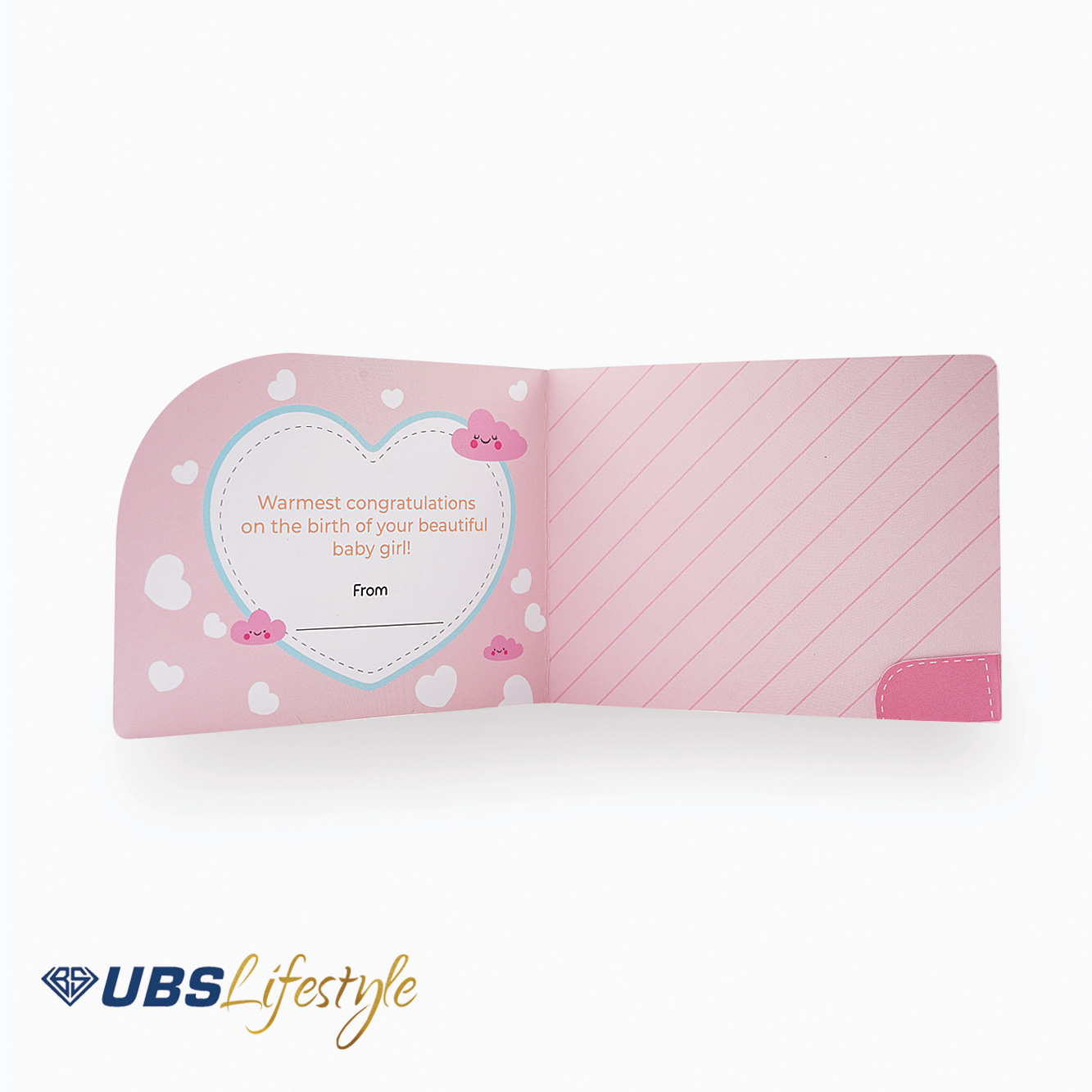 Kartu Ucapan UBS Lifestyle Edisi Newborn Baby Girl - Yakkk0484