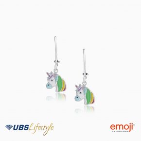 UBS Anting Emas Anak Emoji -  Aaq0001R - 17K - Rainbow