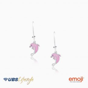 UBS Anting Emas Anak Emoji -  Aaq0002P - 17K - Pink