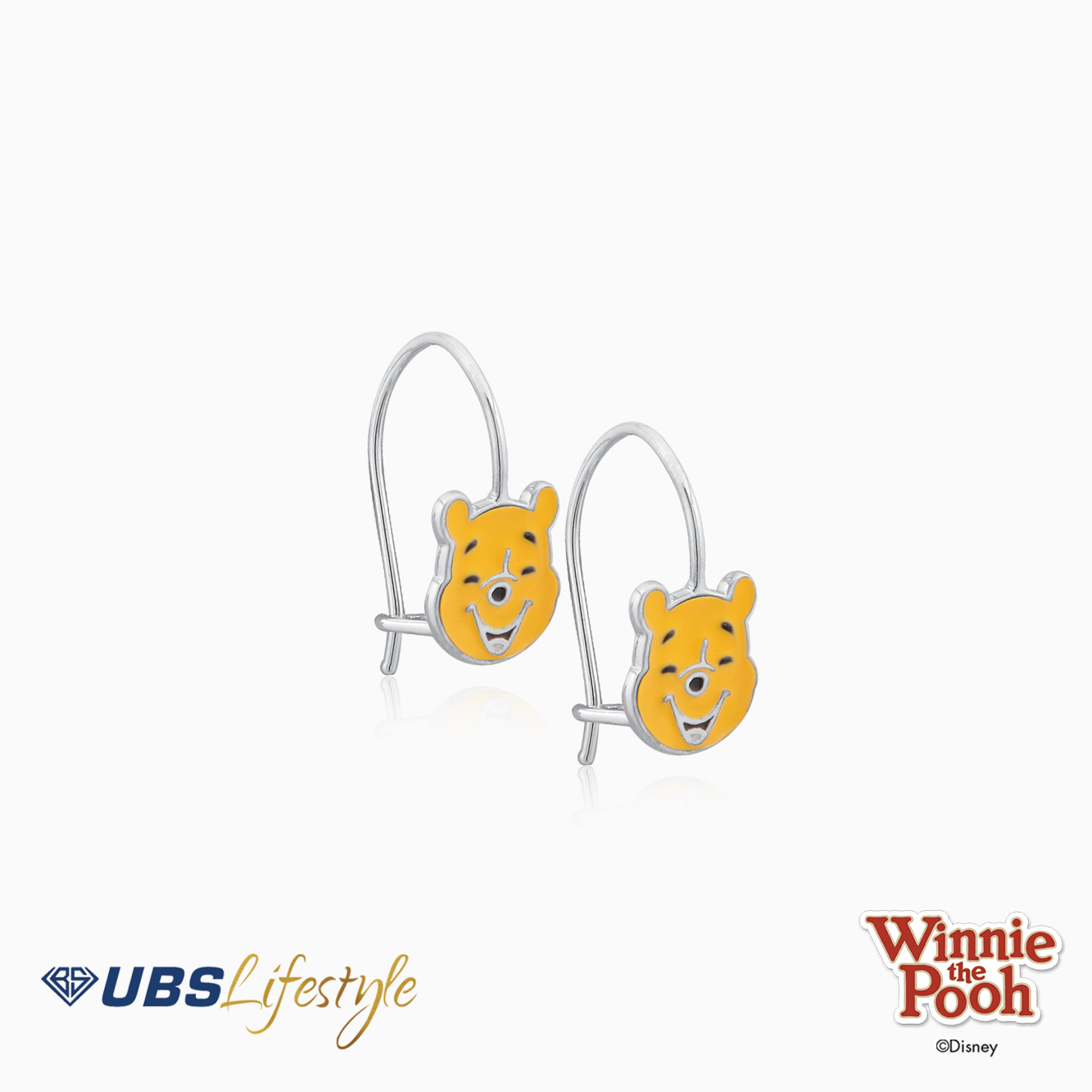 UBS Anting Emas Anak Disney Winnie The Pooh - Aay0056 - 17K