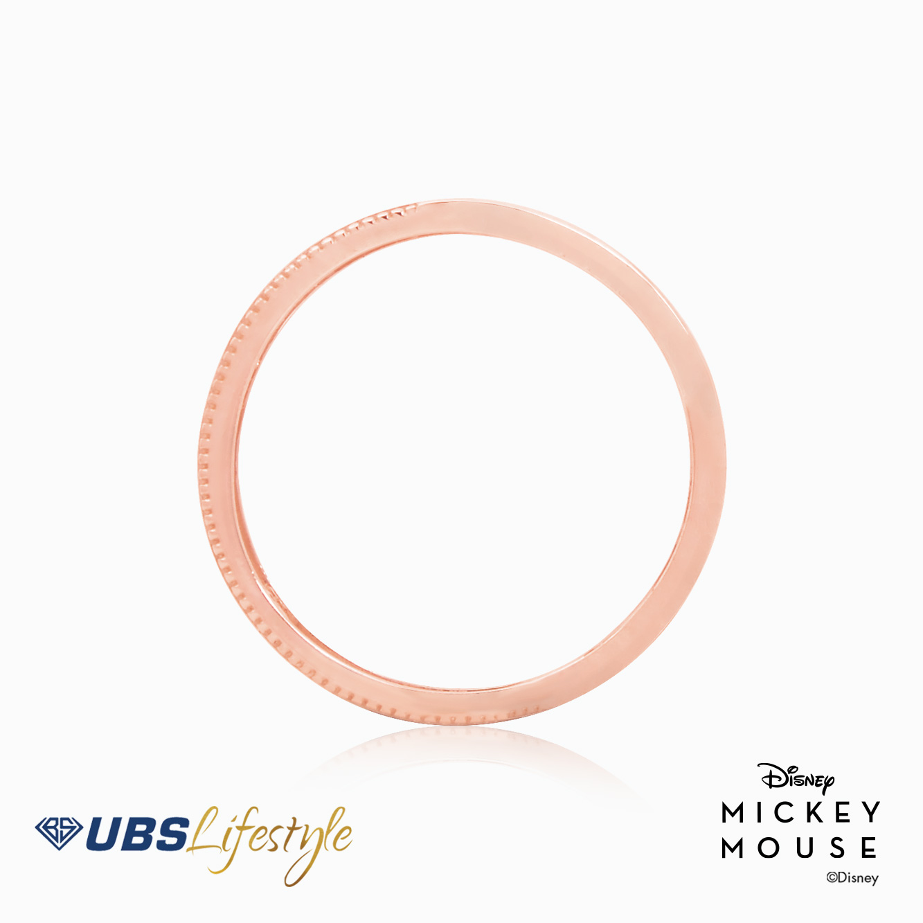 UBS Cincin Emas Disney Mickey & Minnie Mouse - Ccy0111R - 17K