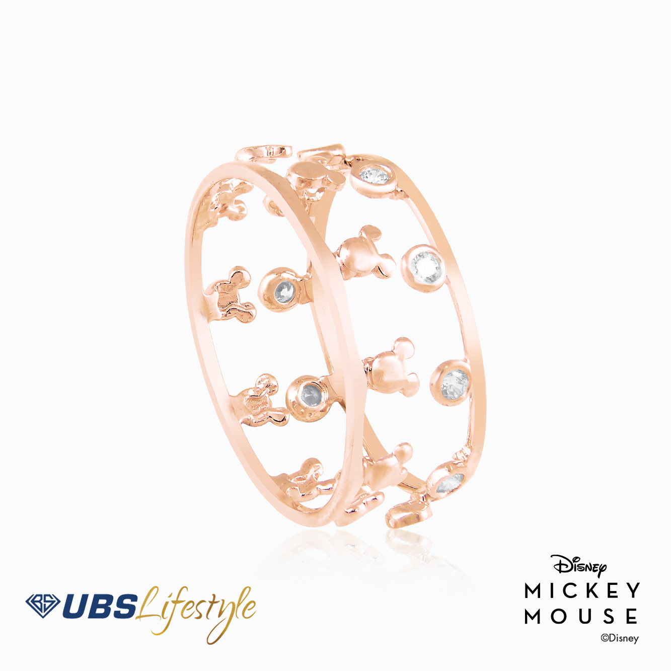 UBS Cincin Emas Disney Mickey - Ccy0113R - 17K