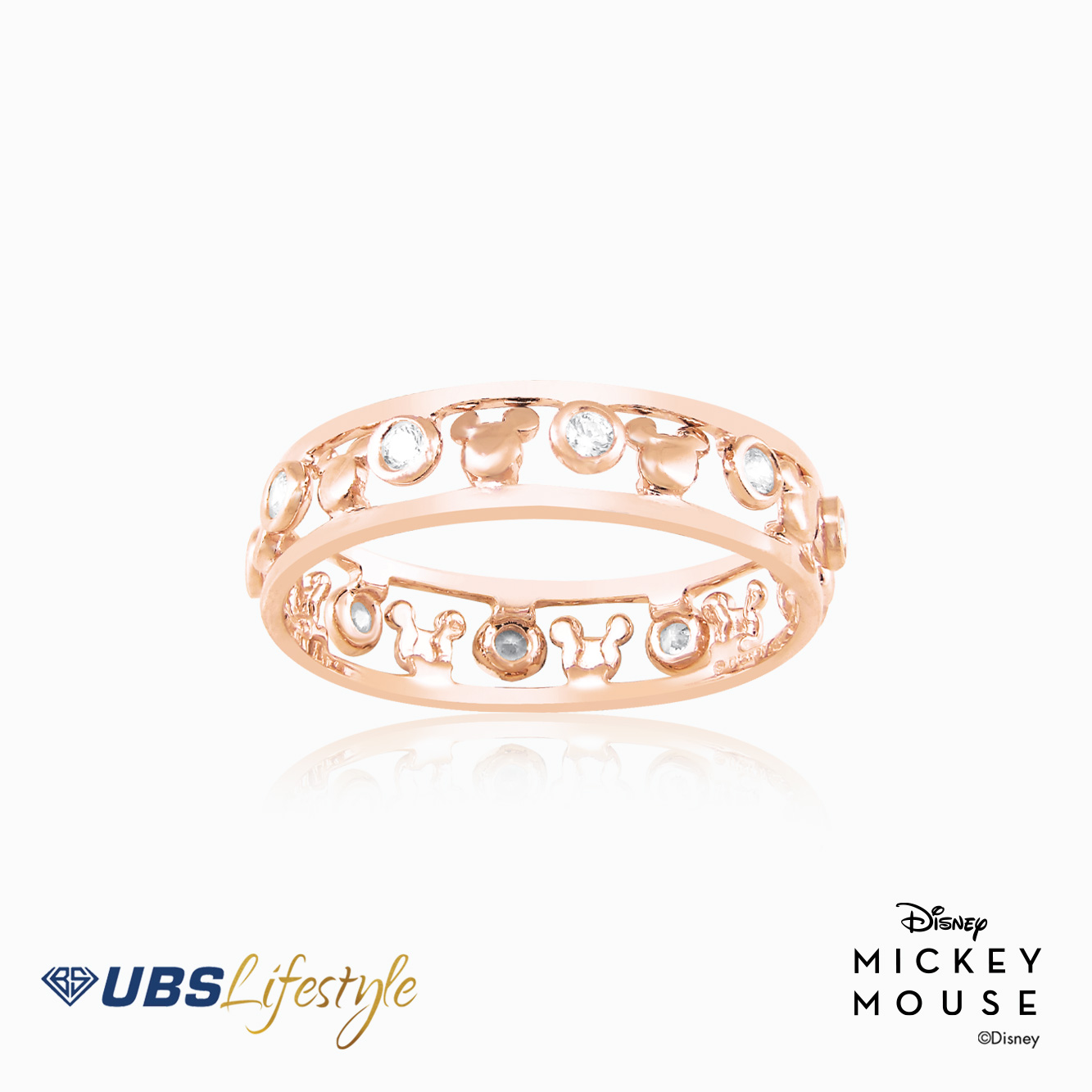 UBS Cincin Emas Disney Mickey - Ccy0113R - 17K