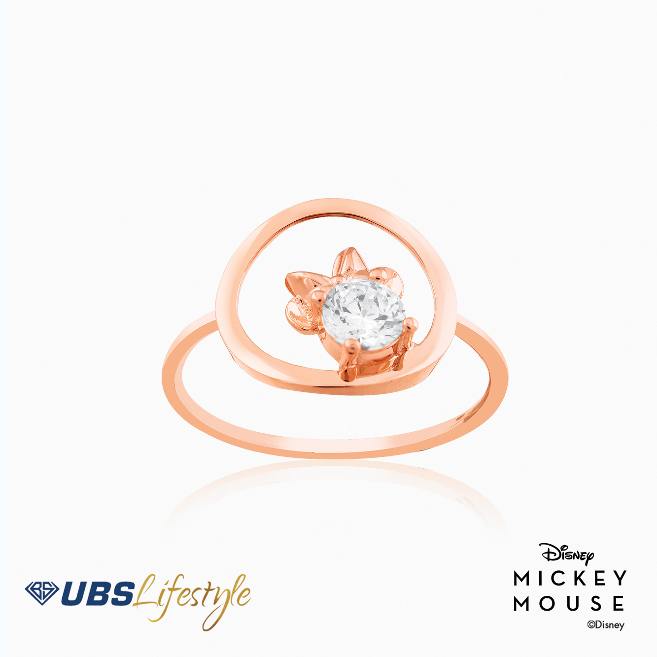 UBS Cincin Emas Disney Minnie Mouse - Ccy0144R - 17K