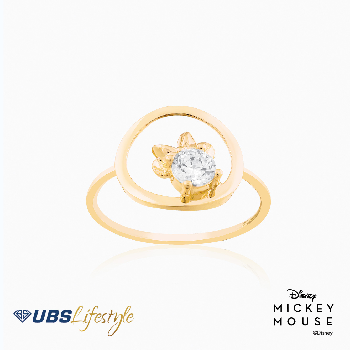 UBS Cincin Emas Disney Minnie Mouse - Ccy0144Y - 17K