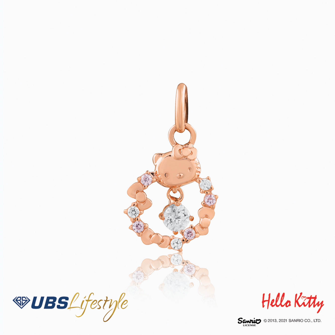UBS Liontin Emas Sanrio Hello Kitty - Clz0007 - 17K