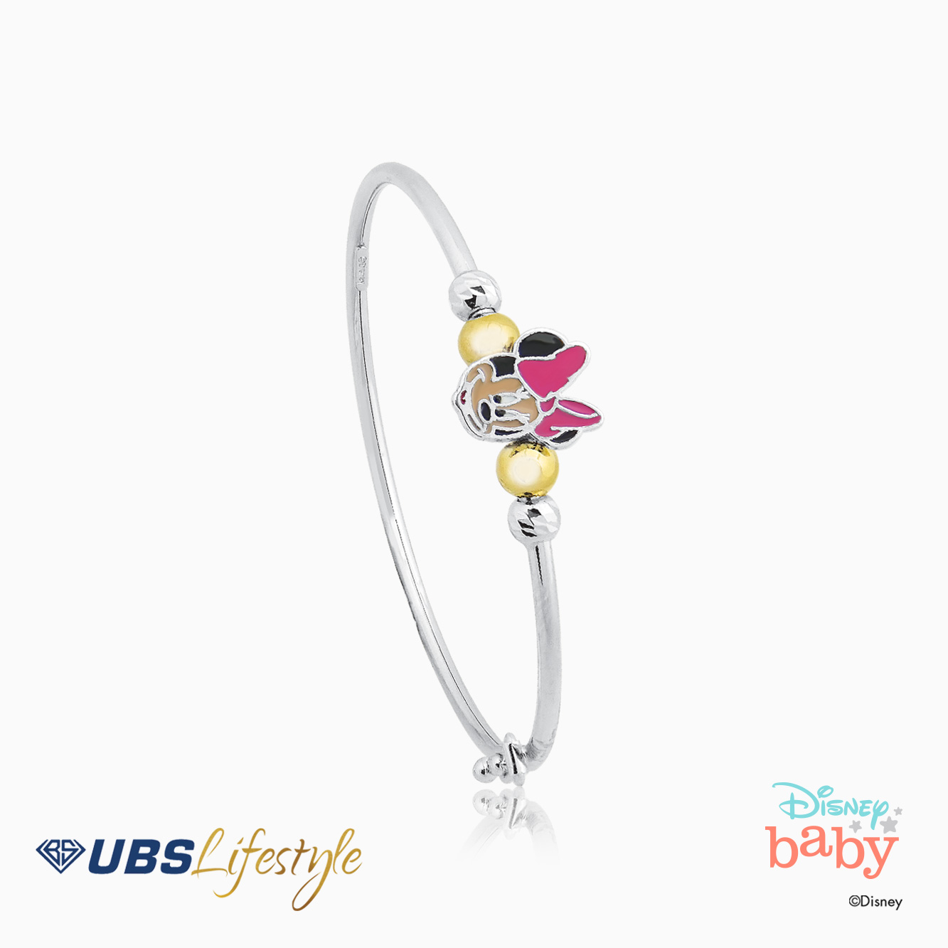 UBS Gelang Emas Anak Disney Minnie Mouse - Vgy0092 - 17K