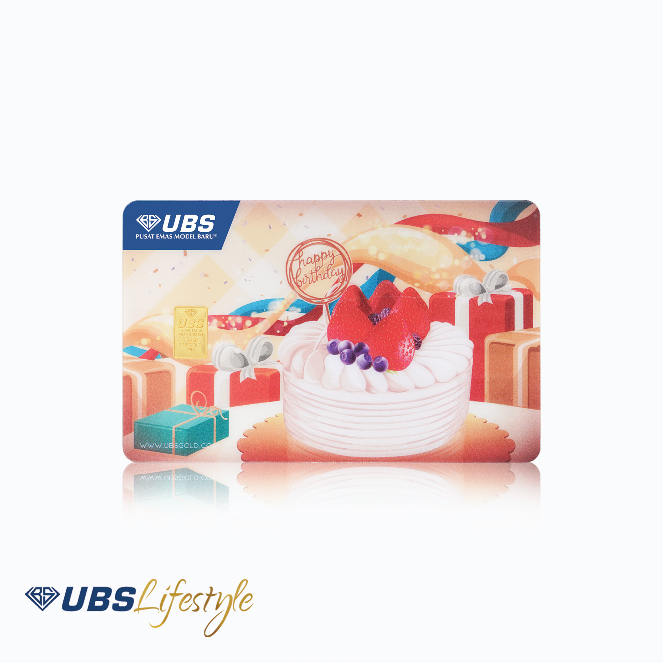 UBS Logam Mulia Happy Birthday 0.25 Gram