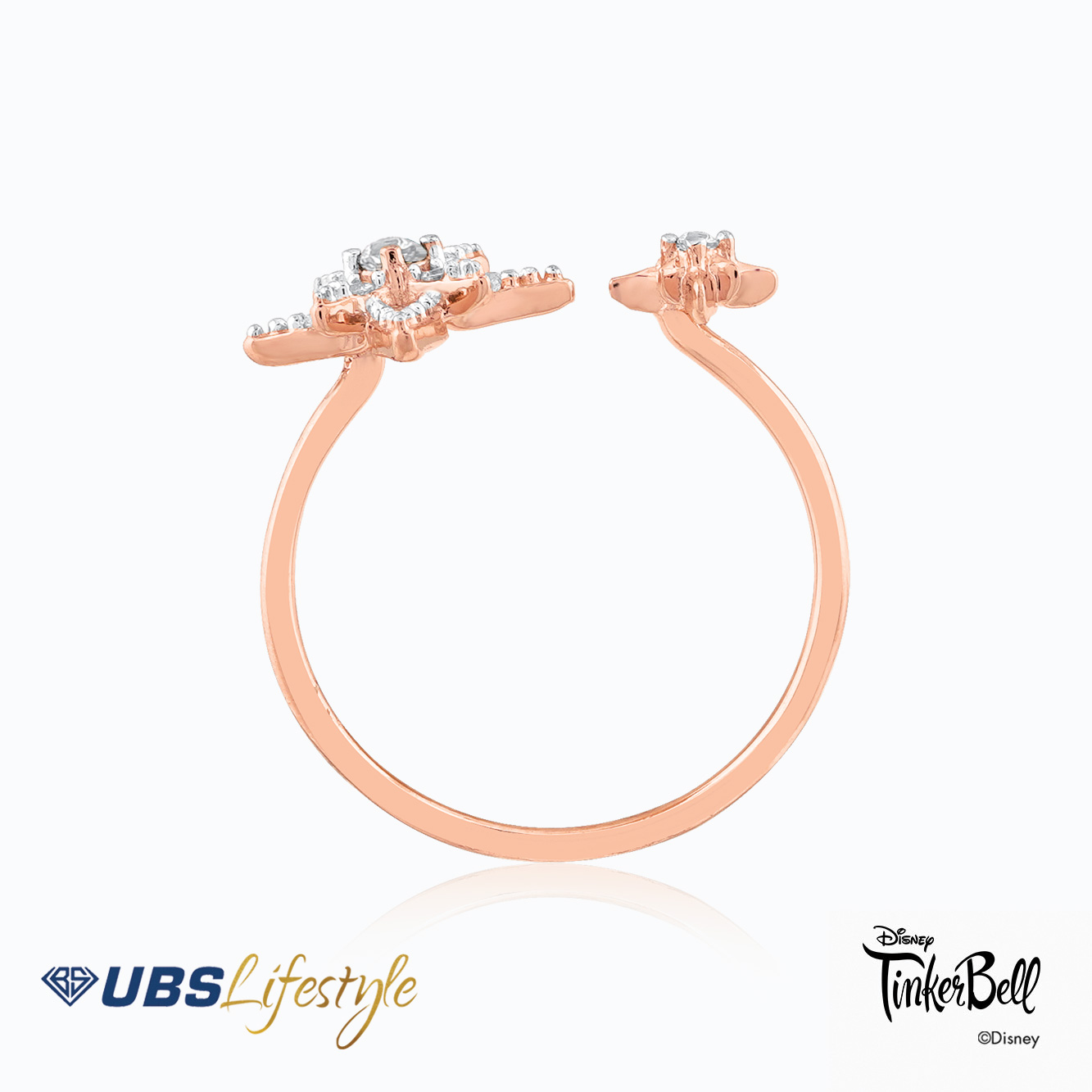 UBS Cincin Emas Disney Tinker Bell - Ccy0173Rw - 17K