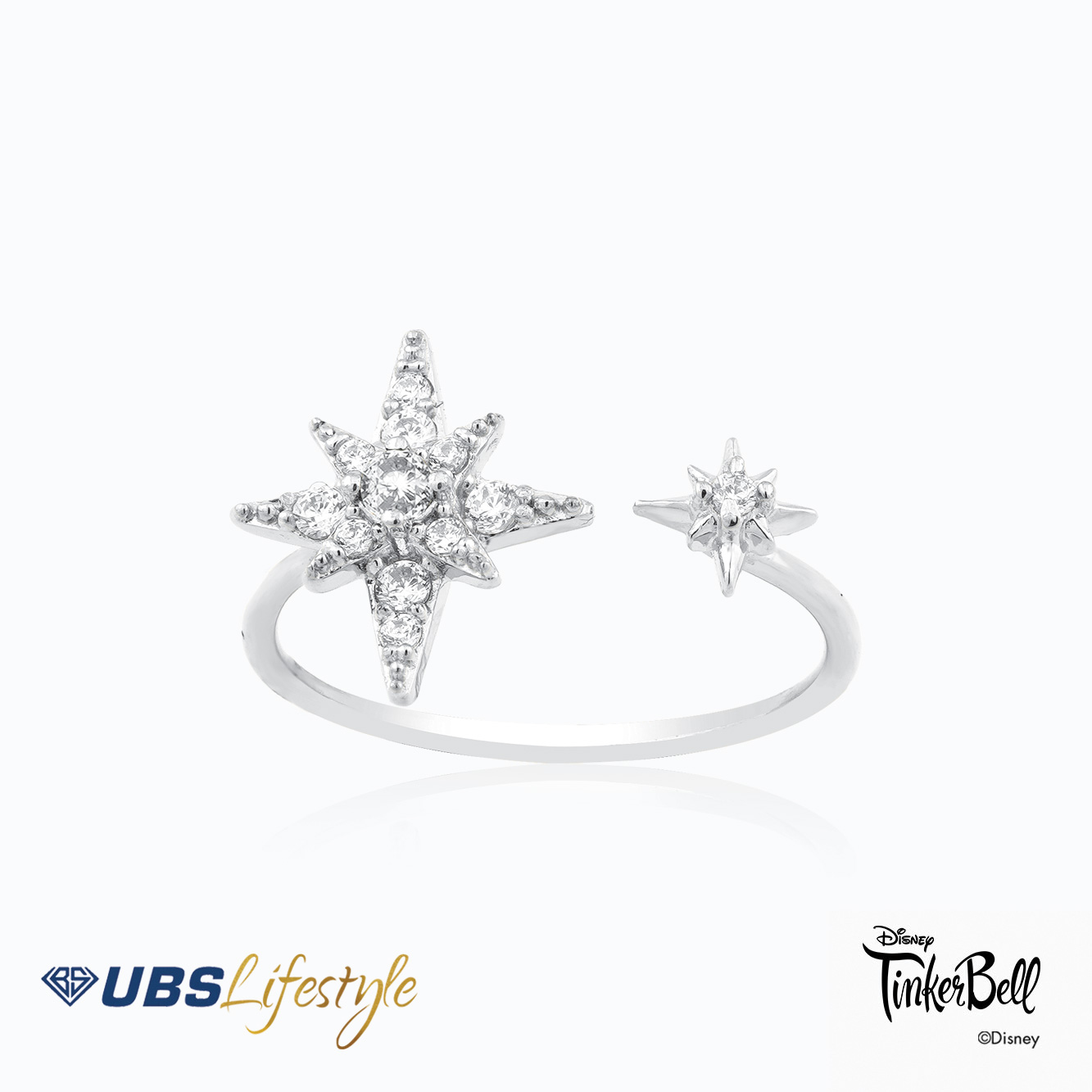 UBS Cincin Emas Disney Tinker Bell - Ccy0173Ww - 17K