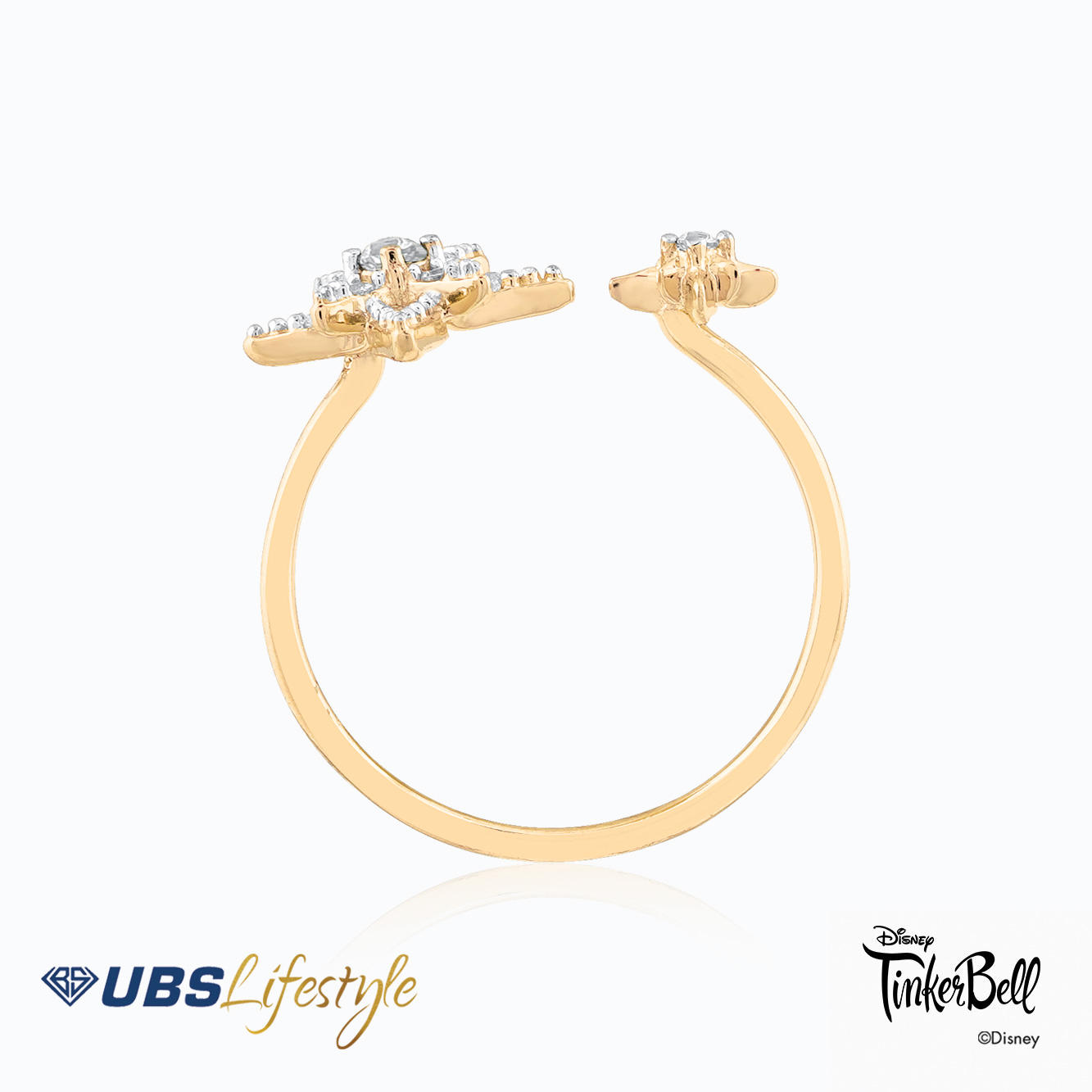 UBS Cincin Emas Disney Tinker Bell - Ccy0173Yw - 17K