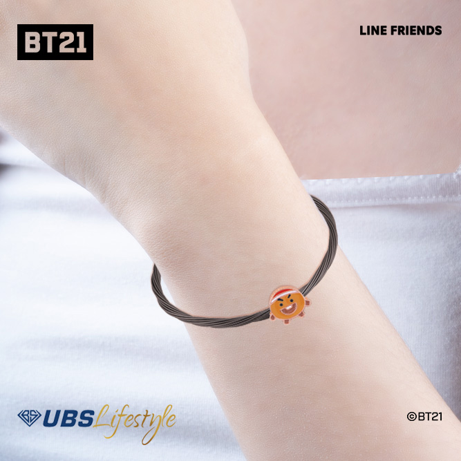 UBS Liontin Emas BT21 Shooky - Line Friends - Chm0010R - 17K