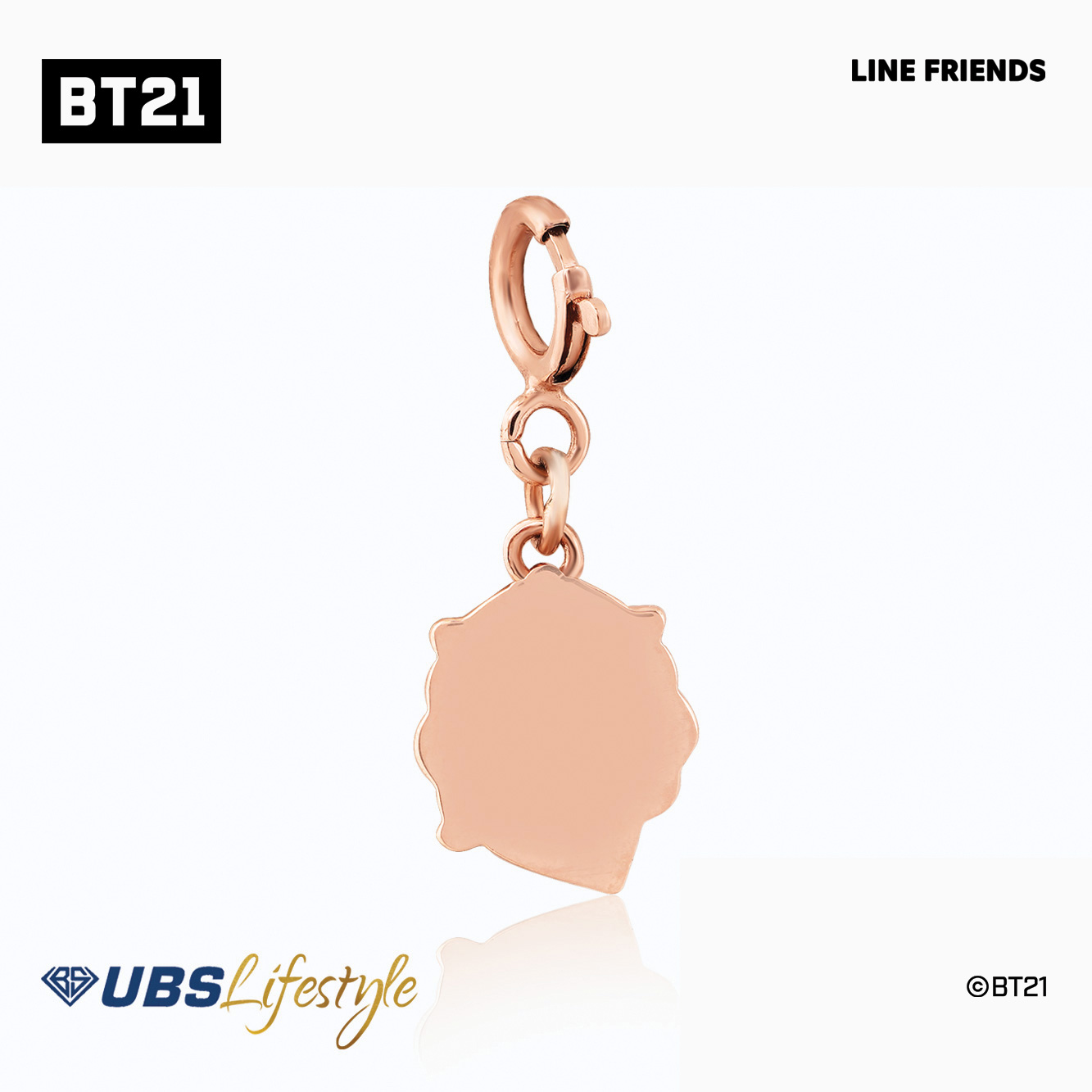 UBS Liontin Emas BT21 Rj - Line Friends - Chm0011R - 17K