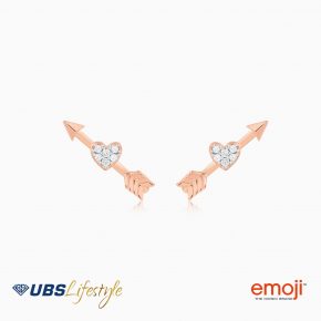 UBS Anting Emas Emoji - Cwq0001R - 17K