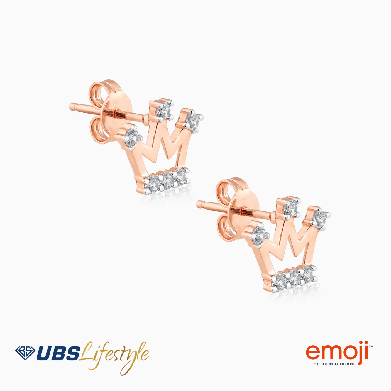 UBS Anting Emas Emoji - Cwq0002R - 17K