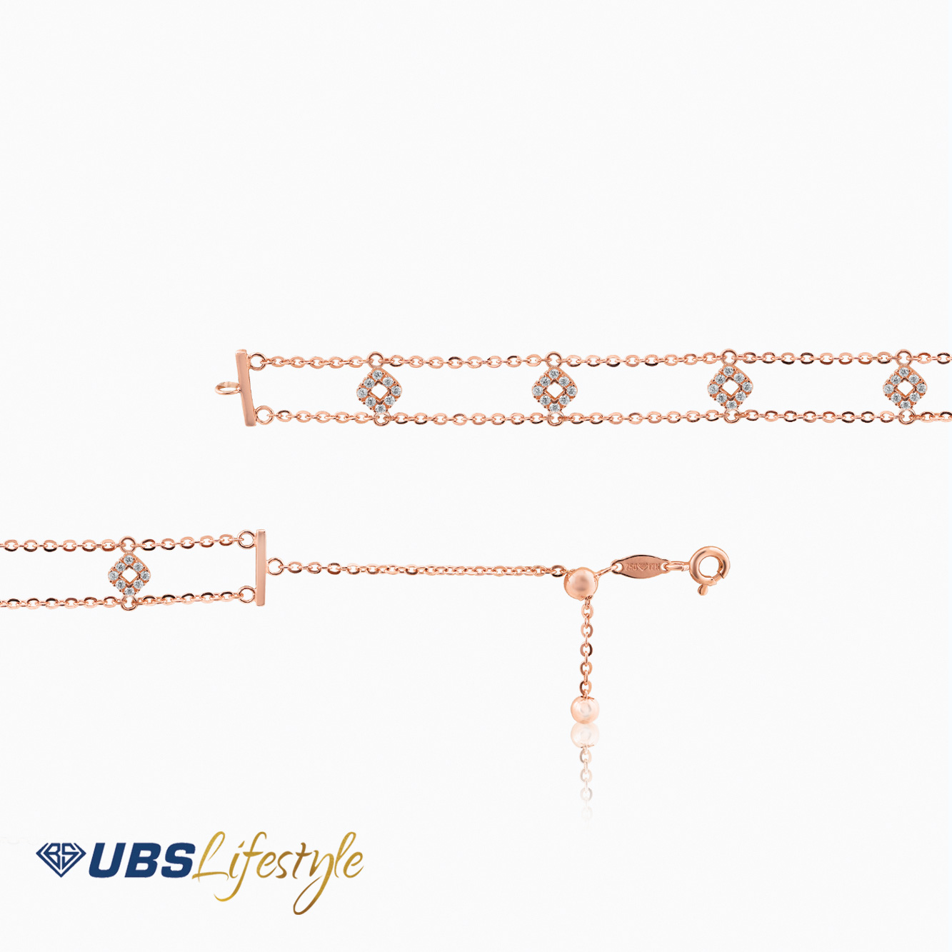 UBS Gelang Emas Millie Molly - Kgv6331R - 17K