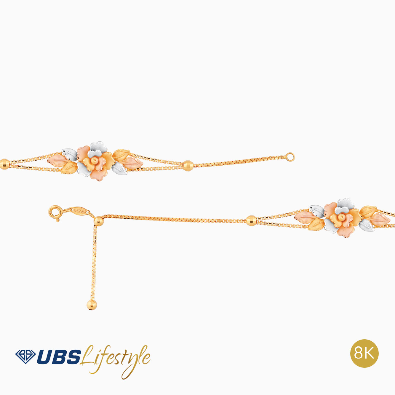 UBS Gelang Emas Yura Yellow - Kgv6533Y - 8K