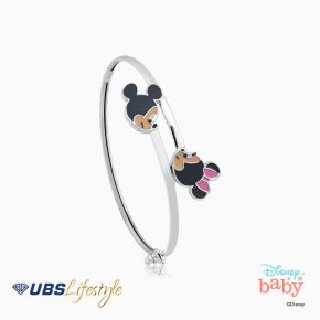 UBS Gelang Emas Bayi Disney Mickey & Minnie  Mouse - Vgy0102W - 17K