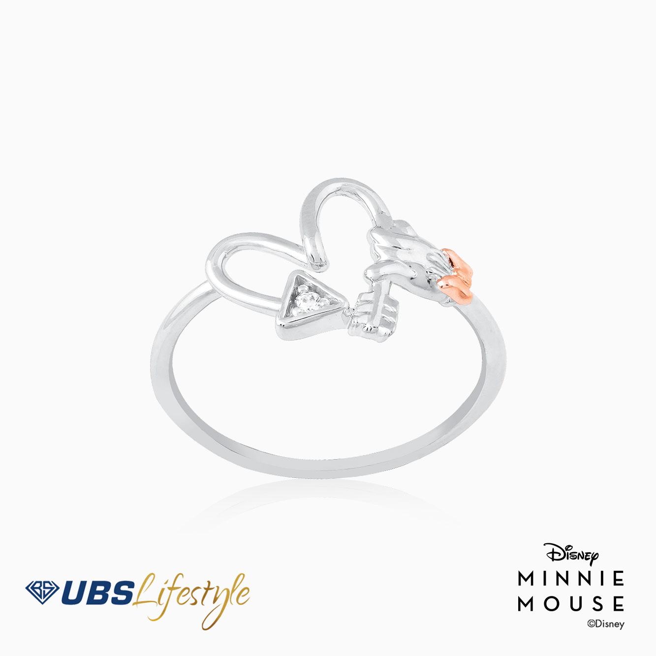 UBS Cincin Emas Disney Minnie Mouse - Ccy0174W - 17K