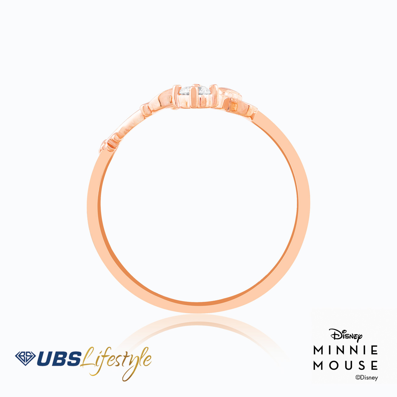 UBS Cincin Emas Disney Minnie Mouse - Ccy0175R - 17K
