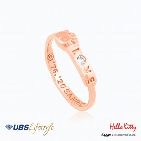 UBS Cincin Emas Sanrio Hello Kitty - Ccz0023R - 17K