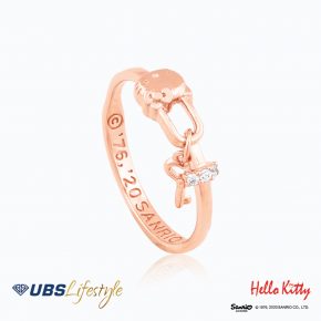 UBS Cincin Emas Sanrio Hello Kitty - Ccz0025R - 17K