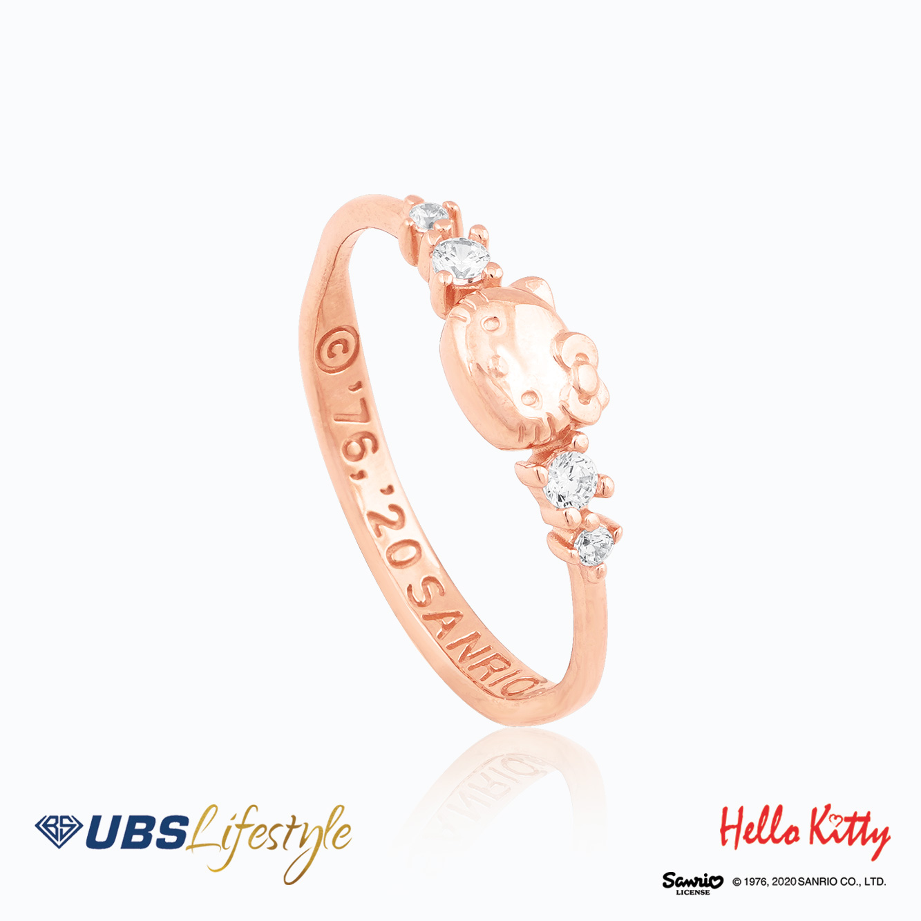 UBS Cincin Emas Sanrio Hello Kitty - Ccz0026R - 17K