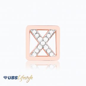UBS Liontin Emas Carendelano Alpha Cube X - Cdm0133R - 17K