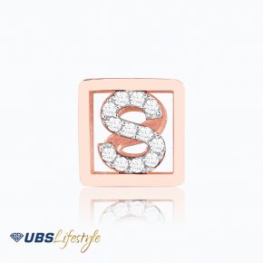 UBS Liontin Emas Carendelano Alpha Cube S - Cdm0137R - 17K