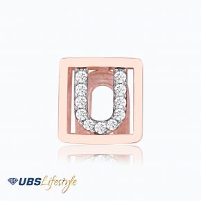 UBS Liontin Emas Carendelano Alpha Cube U - Cdm0146R - 17K