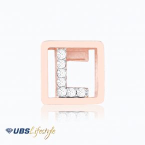 UBS Liontin Emas Carendelano Alpha Cube L - Cdm0151R - 17K