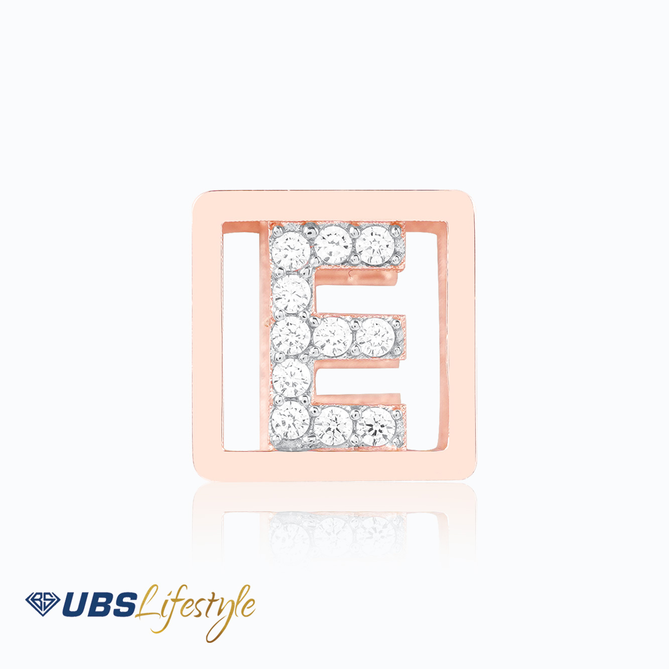 UBS Liontin Emas Carendelano Alpha Cube E - Cdm0152R - 17K