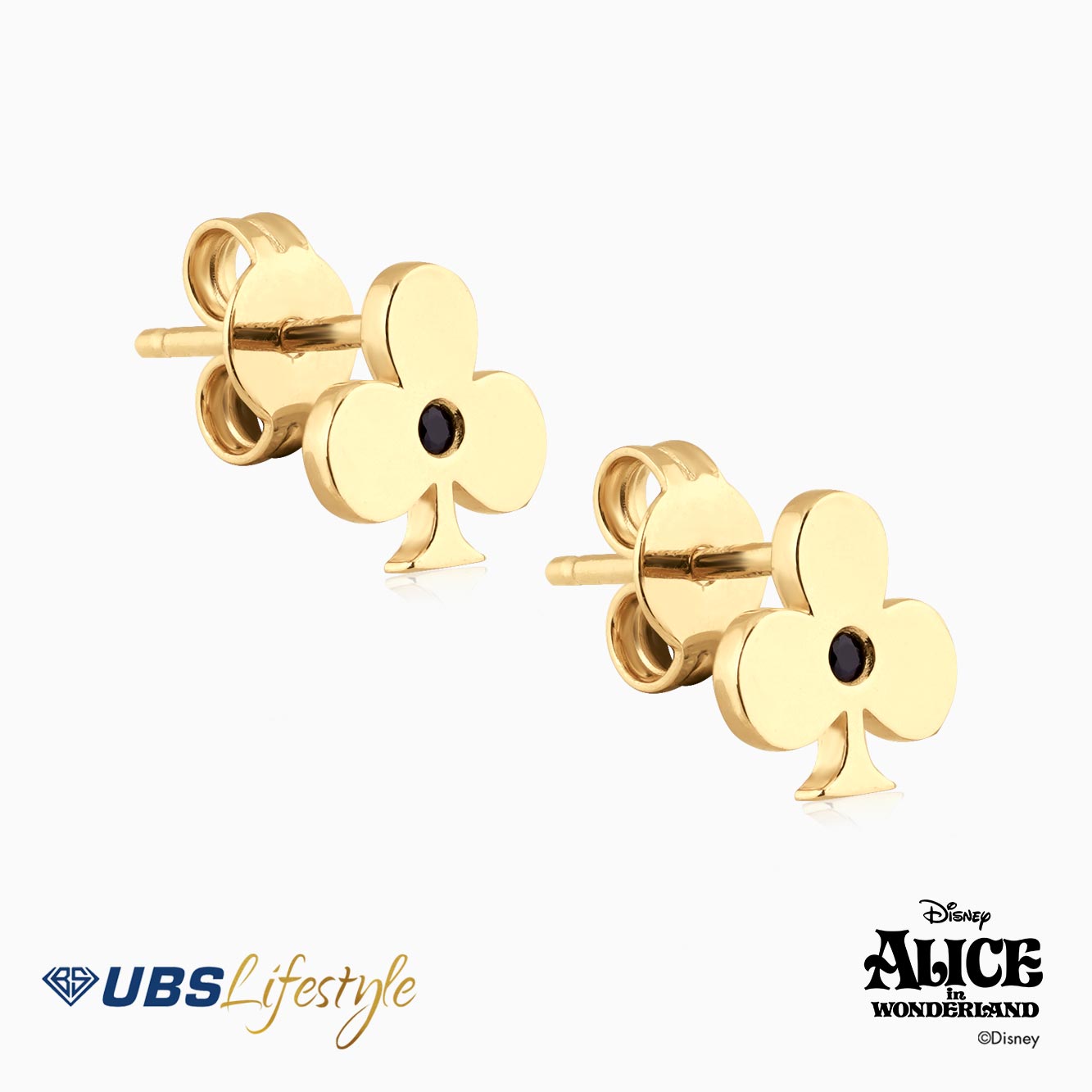 UBS Anting Emas Disney Alice - Cwy0028Y - 17K